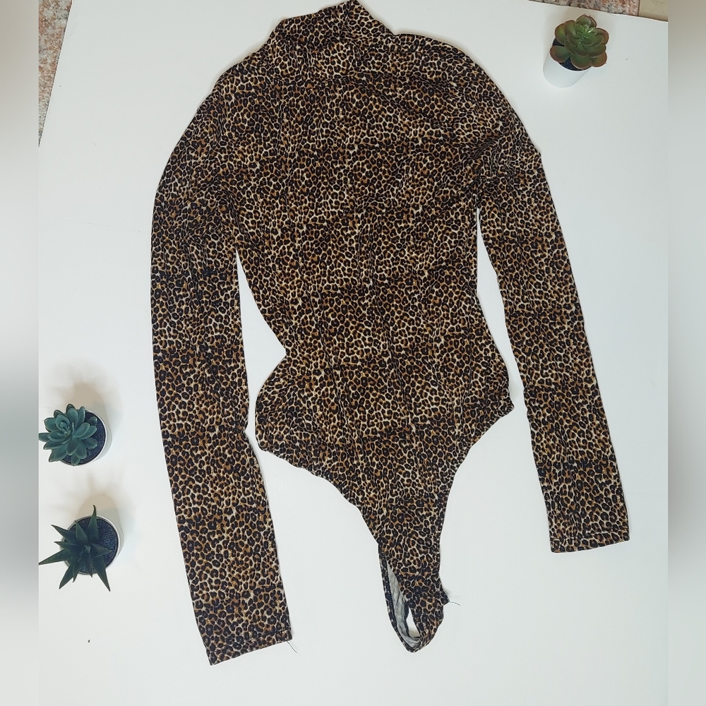 Cheetah print bodysuit